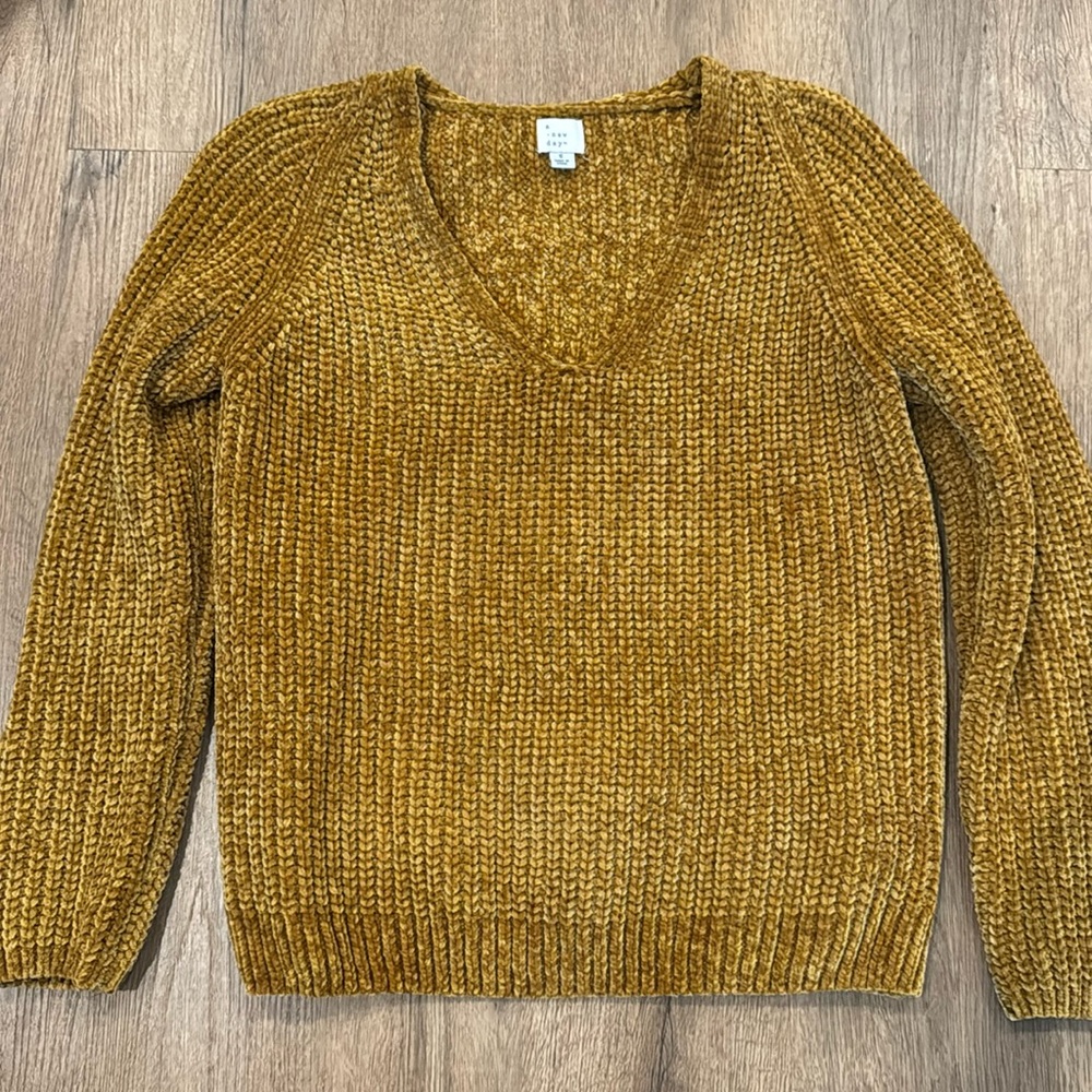 A New Day Golden Tan Sweater